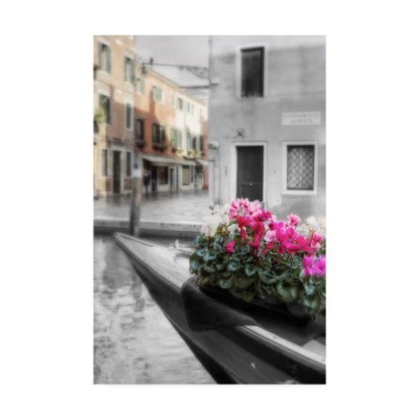 Alan Blaustein 'Canal Fiori #1' Canvas Art, 30x47, Trademark Fine Art, Mfr#: IC00309-C3047GG